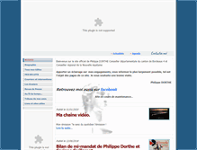 Tablet Screenshot of philippe-dorthe.com